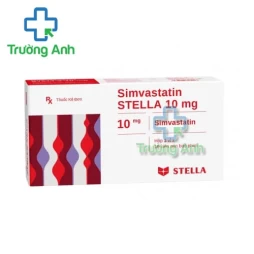 Simvastatin Stella 10mg - Thuốc điều trị tăng cholesterol huyết nguyên phát